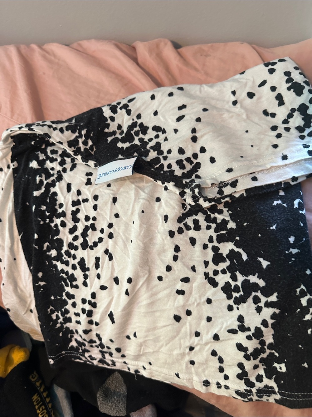Black and white car seat cover